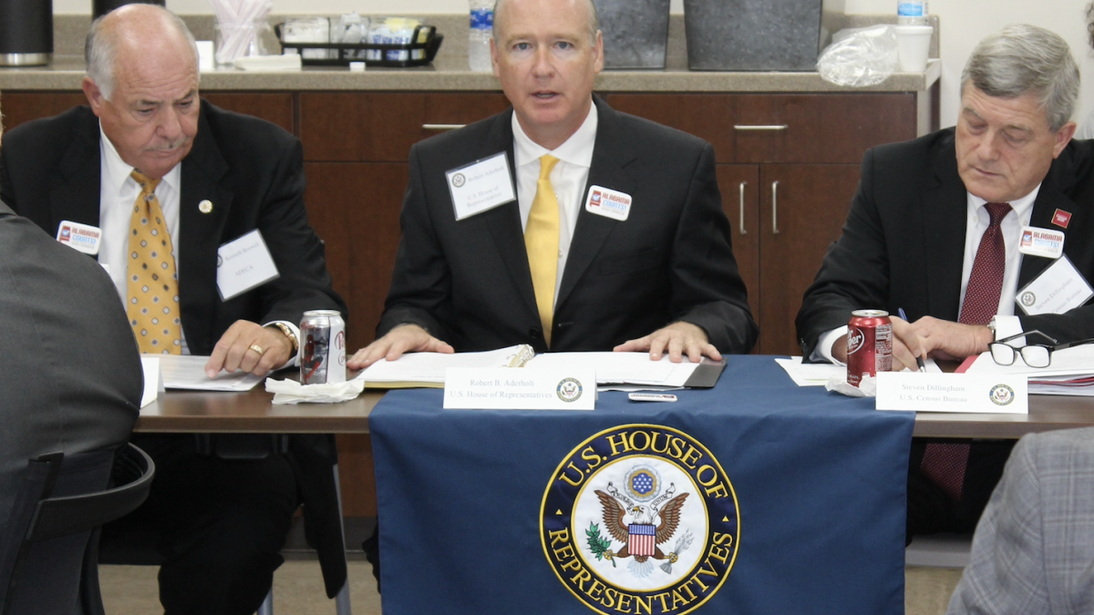 Congressman Aderholt host a 2020 Census event in Cullman, Alabama in August of 2019