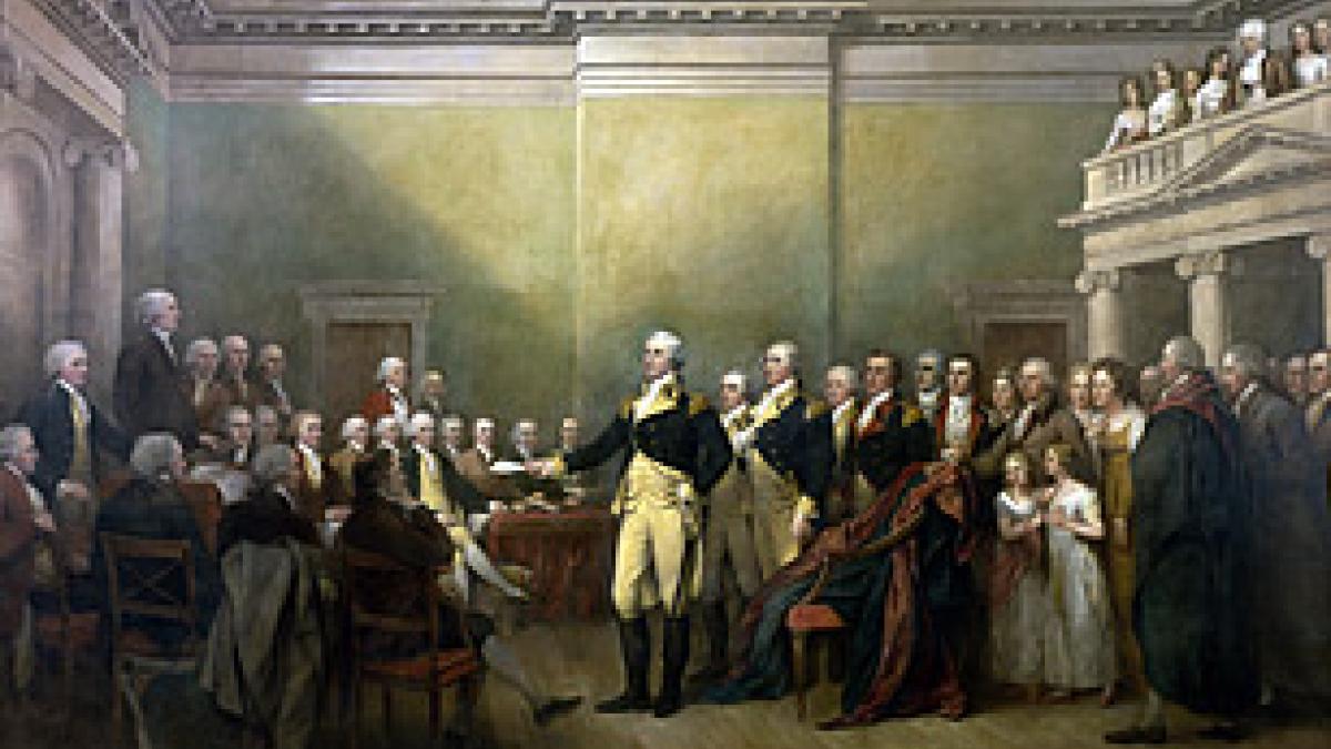 George Washington delivers the first State of the Union Address to Congress