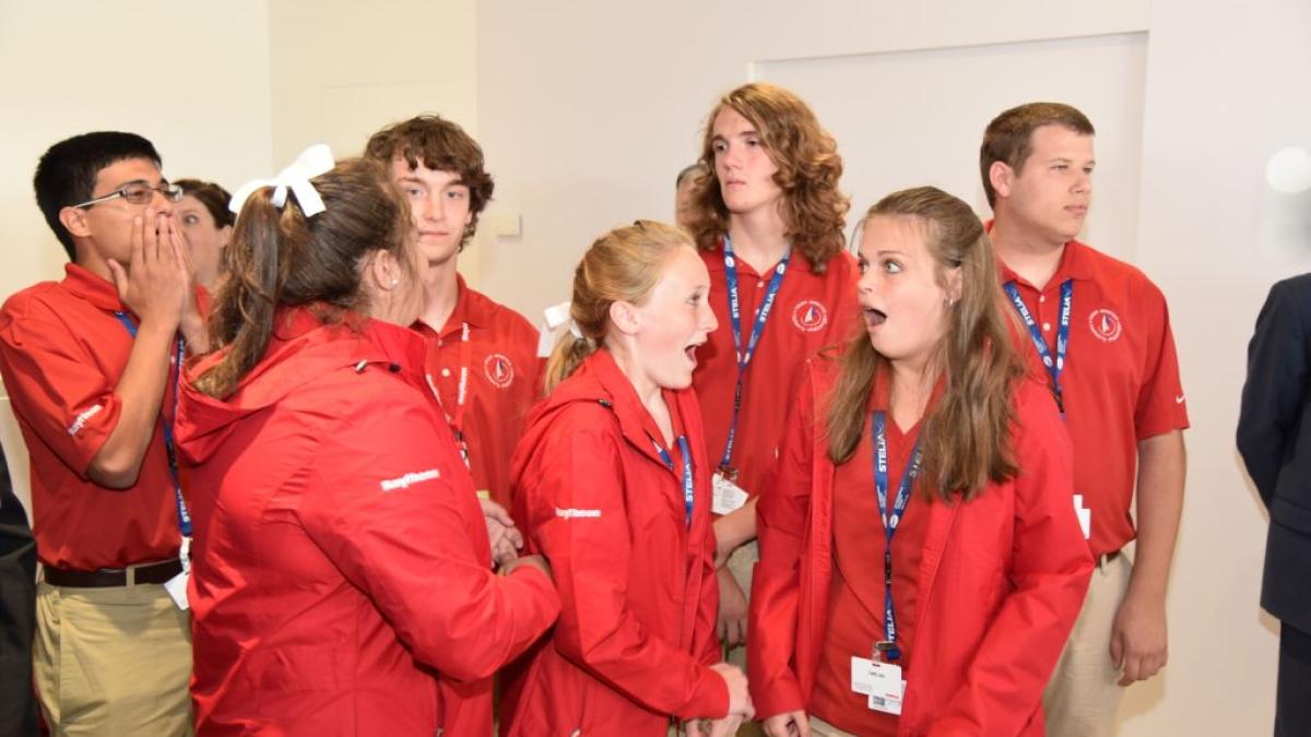 Russellville Rocket Team Hears Name Called for First Place in International Rocketry Competition - Paris, France
