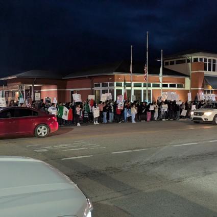 Albertville Ice Protests
